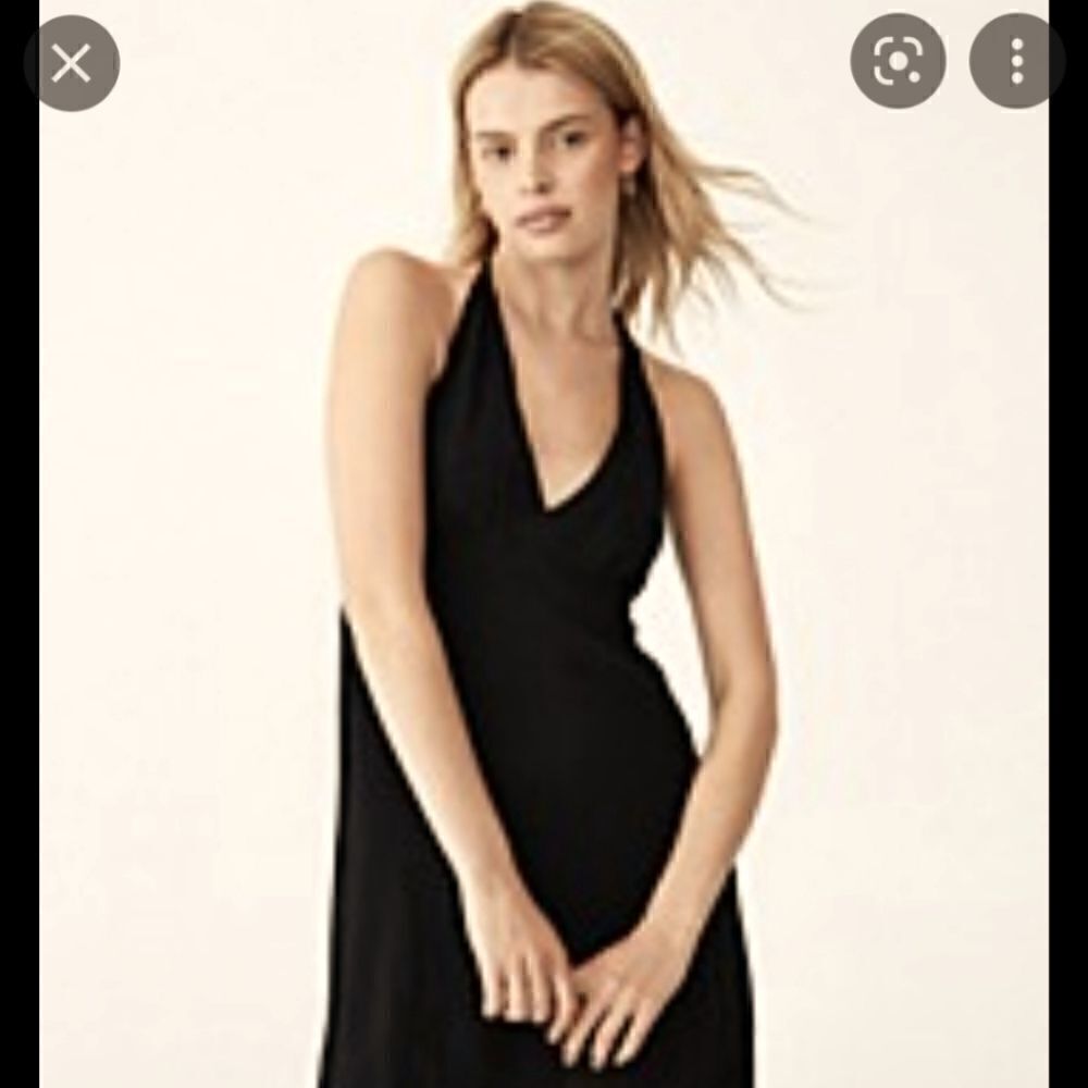 Eddie Bauer Halter Dress Black